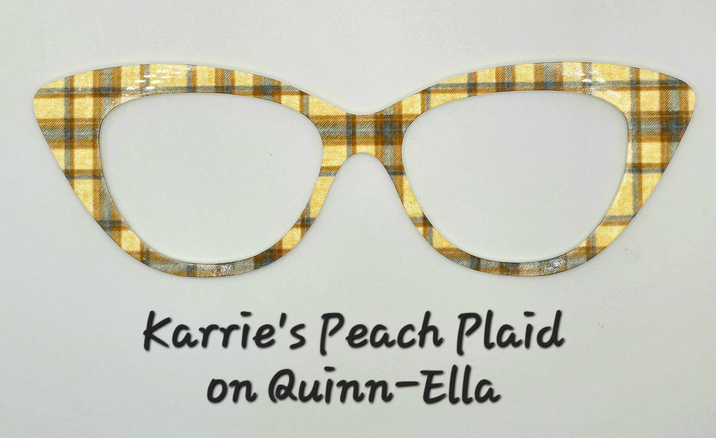 Karrie's Peach Plaid