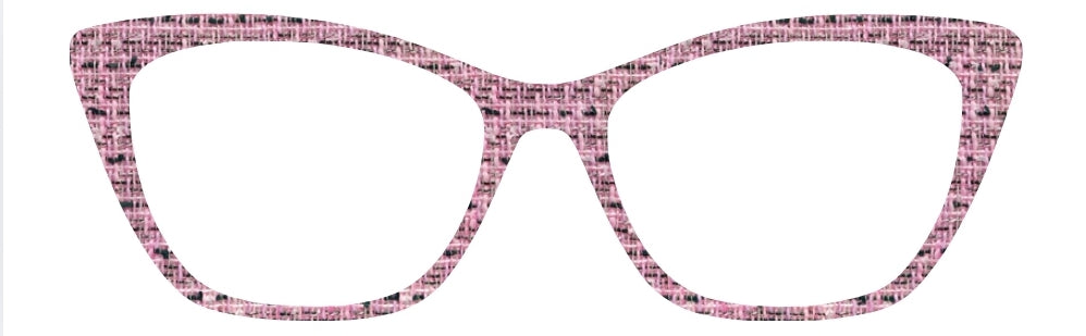 "Chanel" Inspired Pink & Black Tweed