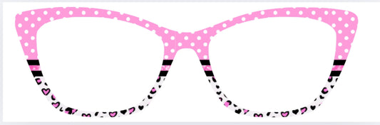 Breast Cancer Awareness Pink Ribbon Cheetah Split
