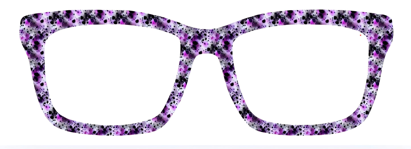Abstract Purple Splatter