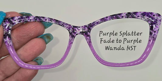 Abstract Purple Splatter