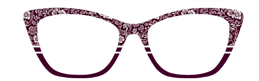 Mulberry Floral Horizontal Split