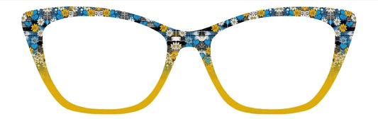 Blue & Gold Daisies