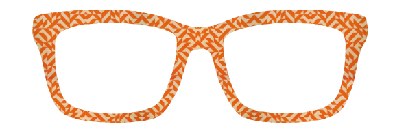 Desert Orange Zig Zag