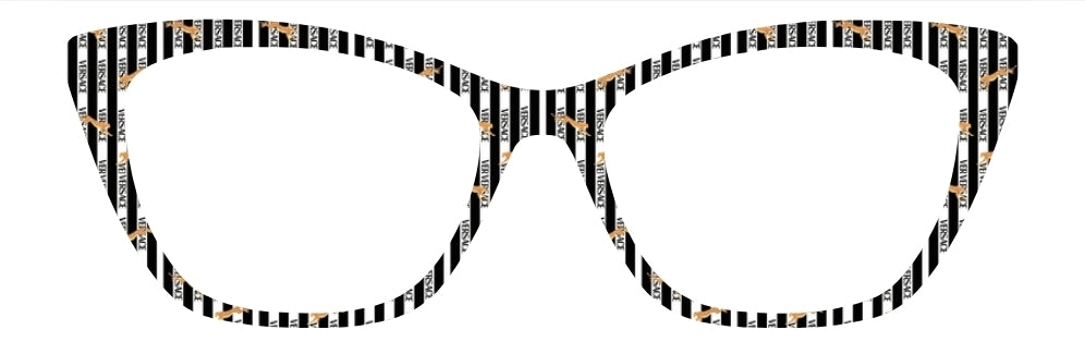 "Versace Inspired" Leopard Stripes