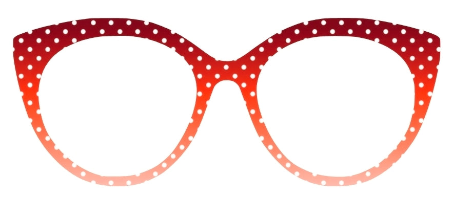 The Maroon to Blush Gradient Polka Dot (Pair Inspo)