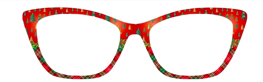 Christmas Tree Plaid Split