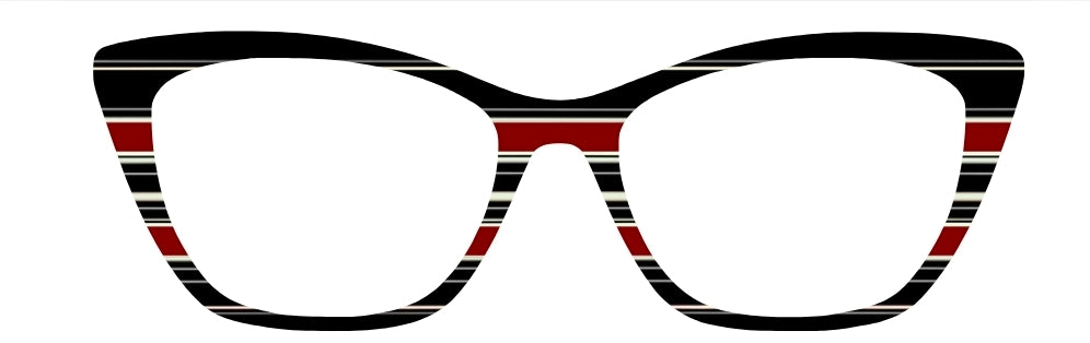 Jacob's Burgundy & Black Stripes