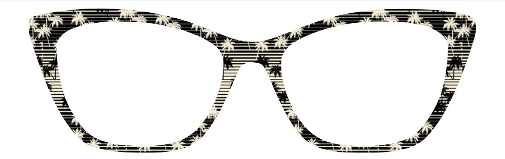 Black & White Palm Trees. This is perfect for a layering piece