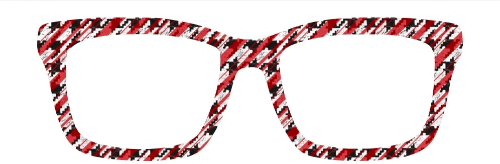 Candy Cane Houndstooth Sweater