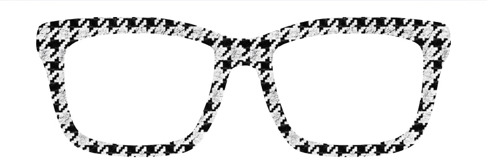 (Reversed) White & Black Sweater Houndstooth