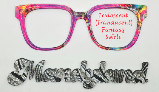 Iridescent (Translucent) Fantasy Swirls