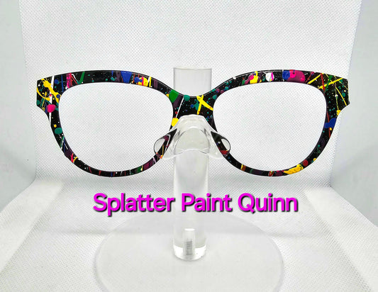 Black Splatter Paint on Quinn