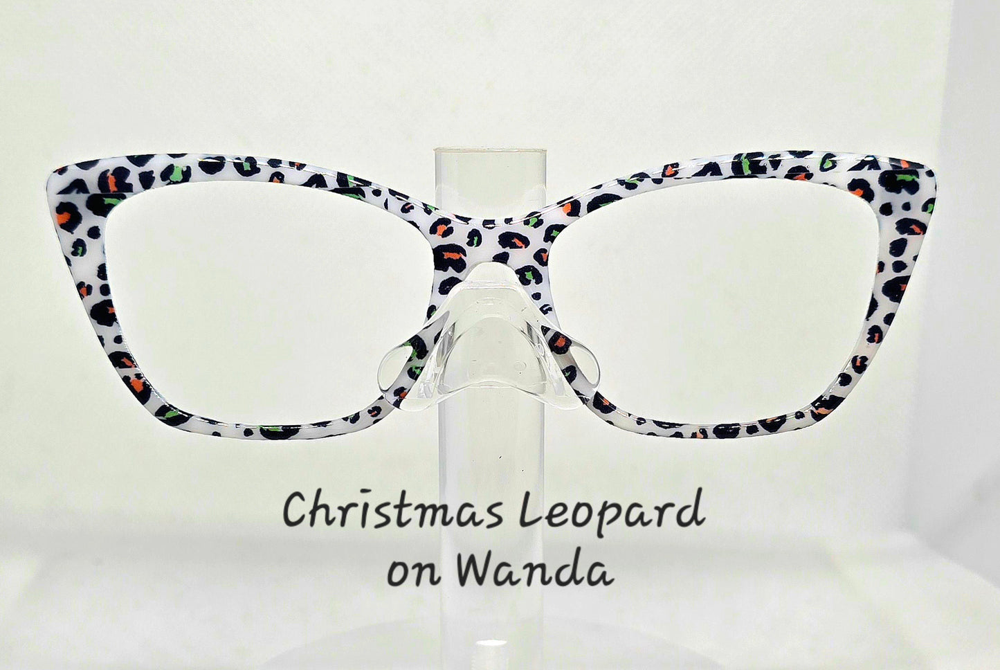 Christmas Leopard/White or Translucent