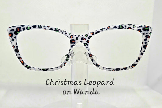 Christmas Leopard/White or Translucent