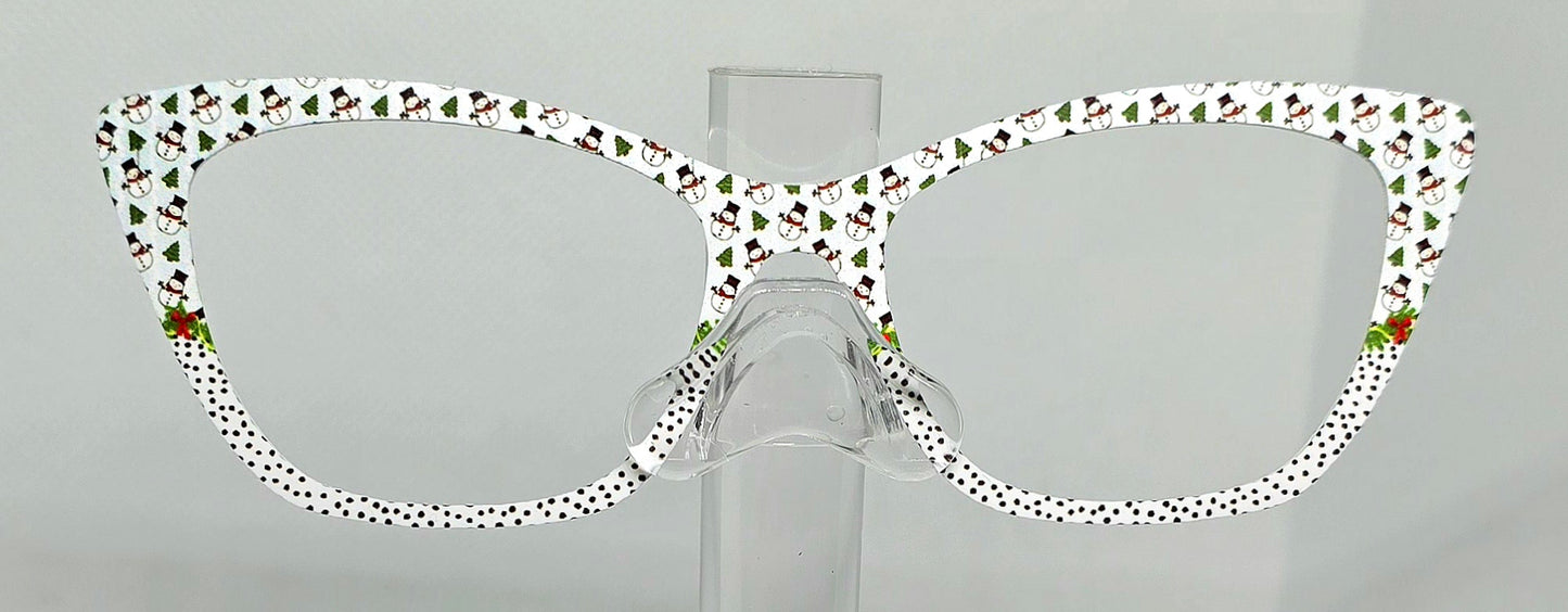 Snowman Polka Dot Split