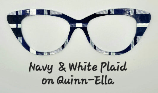 Navy & White Plaid