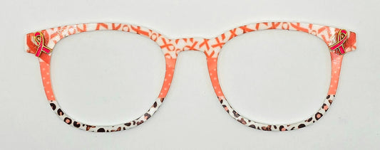 RTS Breast Cancer Awareness Pink Polka Dot Cheetah Split on Reese