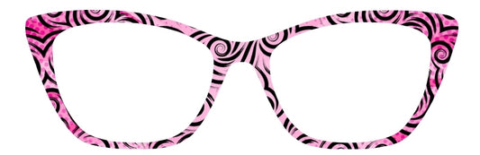 Black & Pink Swirls