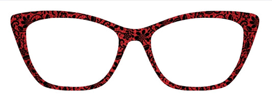 Black & Red Lace