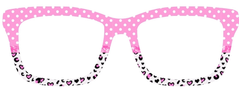 Breast Cancer Awareness Pink Ribbon Cheetah Split