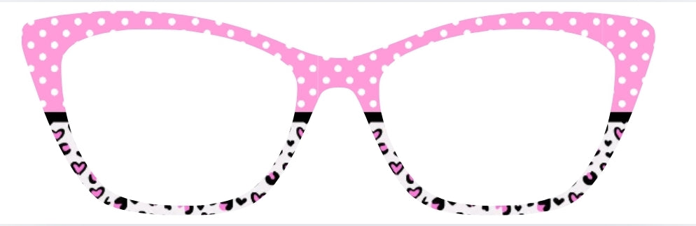 Breast Cancer Awareness Pink Ribbon Cheetah Split