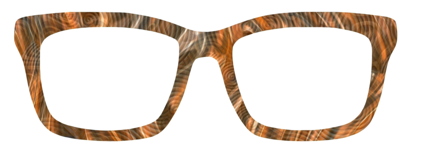 Copper Woodgrain Swirls