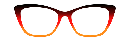 Black to Orange Candy Corn Gradient