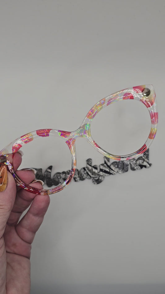 The Lava Translucent *To achieve the Holographic Effect add the $10 Resin/Shimmer/Embellishment option and Note "Holographic"