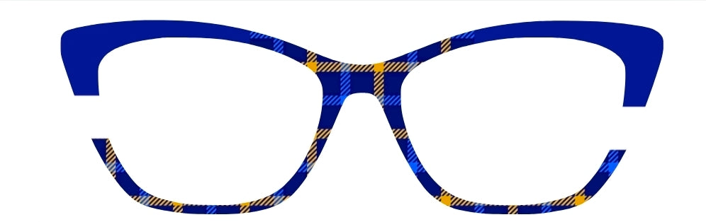 SJP Hanukkah Tartan/With Blue Corners