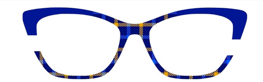 SJP Hanukkah Tartan/With Blue Corners