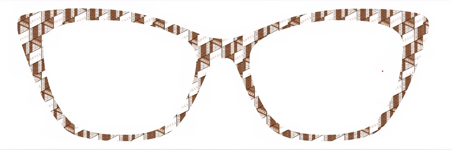 "Gucci Inspired" Brown Mosaic