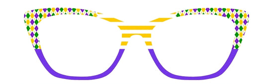 Mardi Gras Harlequin Corners