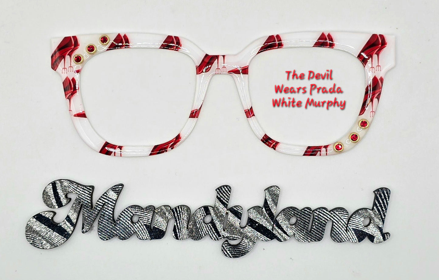The Devil Wears Prada (shown with Resin, Glitter & Rhinestones)