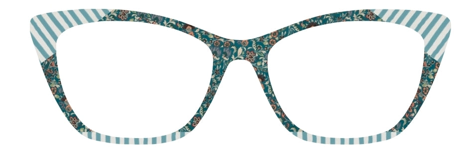 Melissa's Floral & Corner Stripes