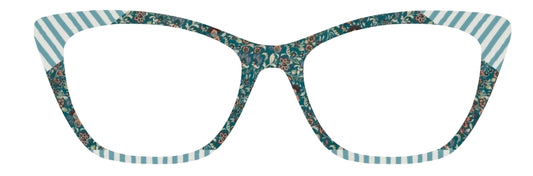 Melissa's Floral & Corner Stripes