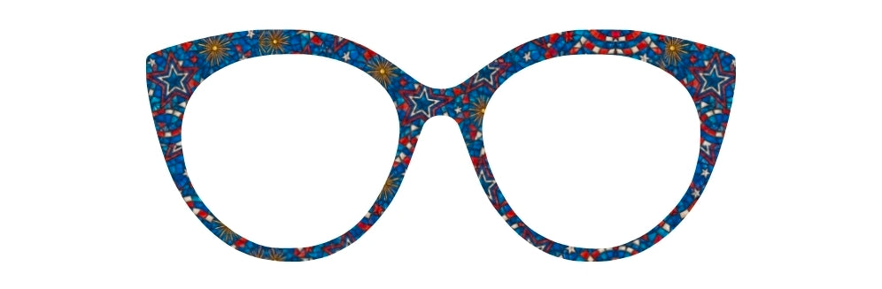 The Star-Spangled Stained Glass (Pair Dupe)