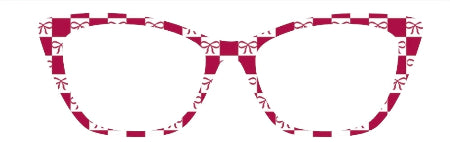 Karrie's Burgundy Blocked Bows