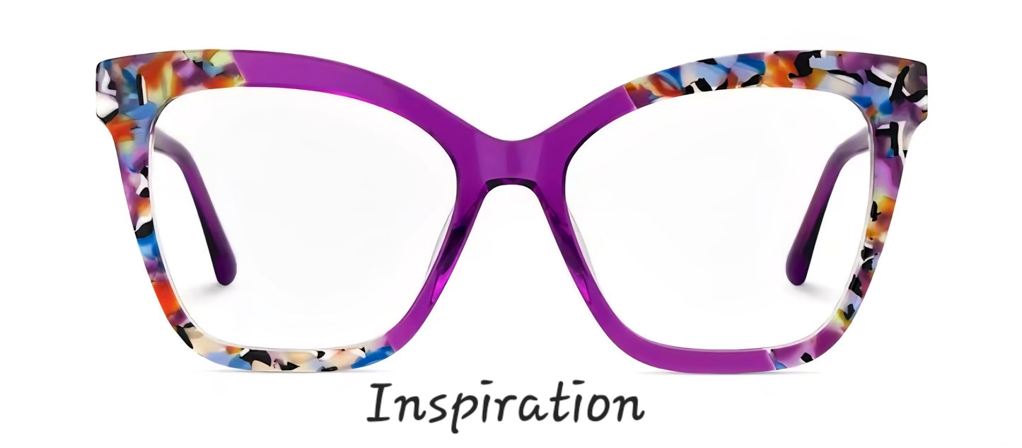 Diagonal Purple Stripe Tort (Semi-Translucent)