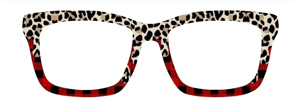 Cheetah Drip Buffalo Plaid