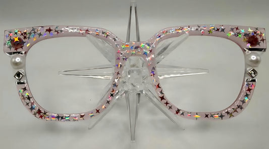 Christy's Perfectly Pink Holographic Stars "Girl With A Pearl"