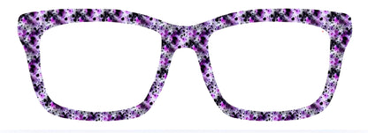 Abstract Purple Splatter