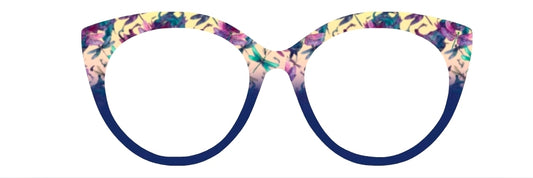 Dancing Dragonflies Fade to Navy Blue