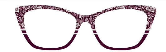 Mulberry Floral Horizontal Split