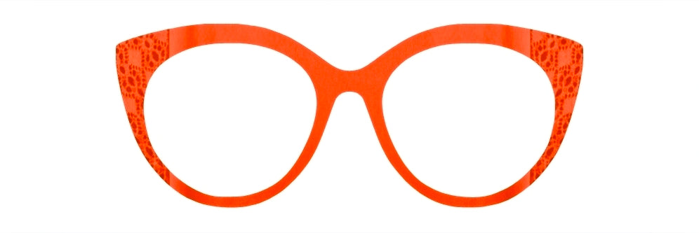Kim's Orange Eyelet
