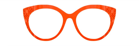Kim's Orange Eyelet
