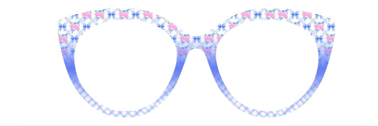 Suzi's Periwinkle Bows & Lattice