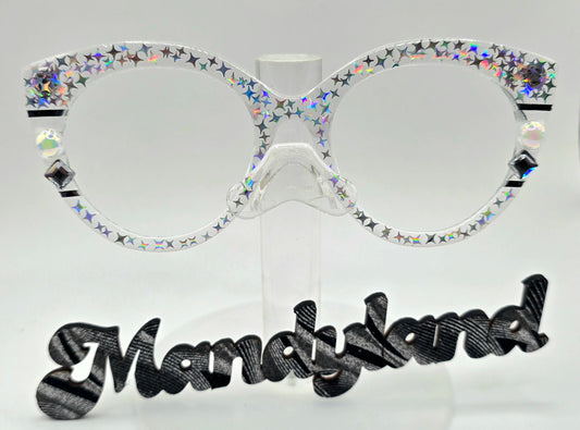 Q's Silver Holographic Stars "Girl With A Pearl"