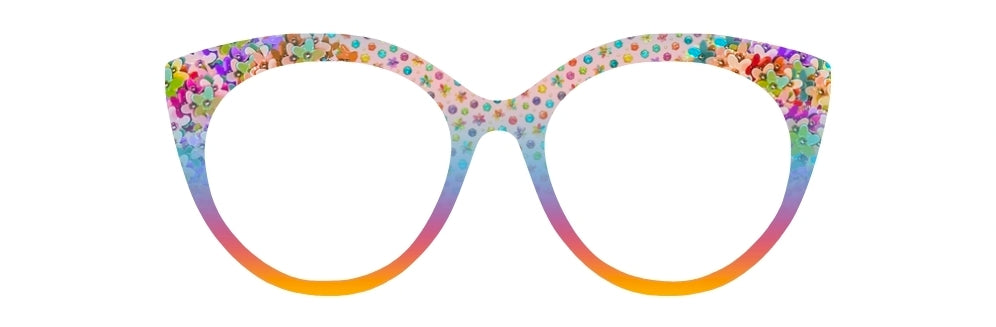 Heidi's Flower Corners Multicolored Ombre