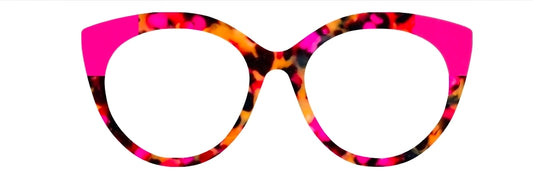 April's Hot Pink & Orange Tort